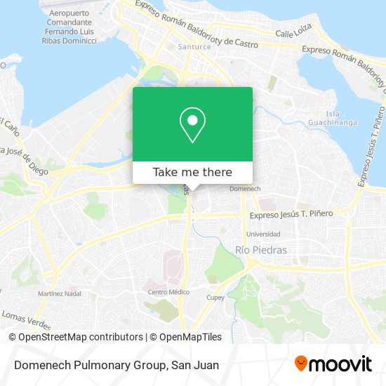 Domenech Pulmonary Group map