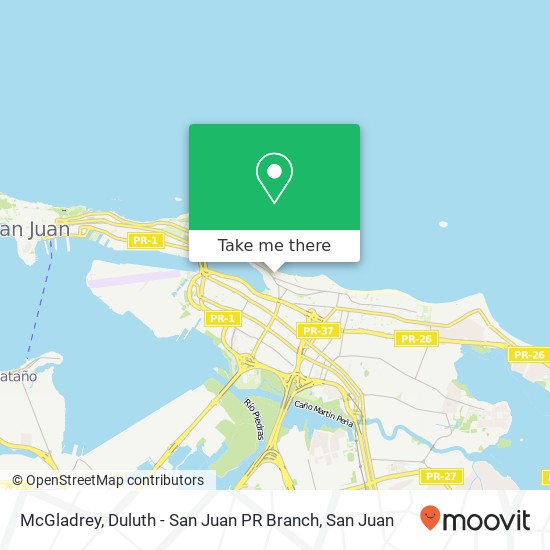 McGladrey, Duluth - San Juan PR Branch map