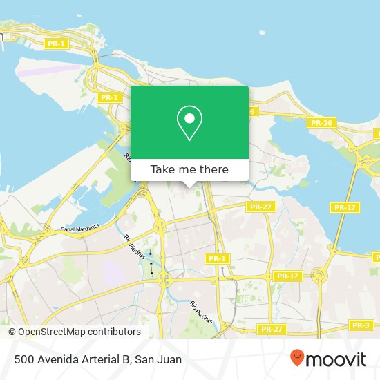 500 Avenida Arterial B map