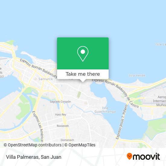 Villa Palmeras map