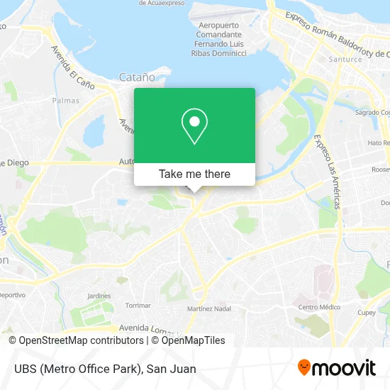 Mapa de UBS (Metro Office Park)