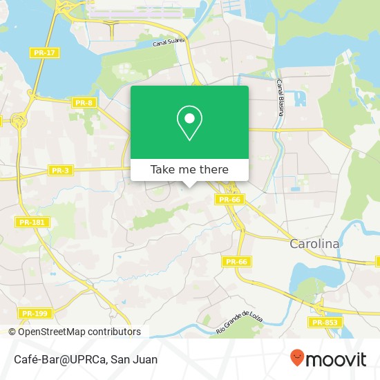 Mapa de Café-Bar@UPRCa