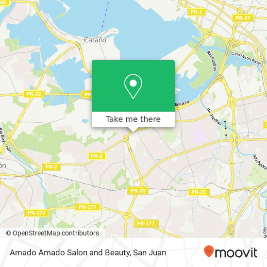 Amado Amado Salon and Beauty map