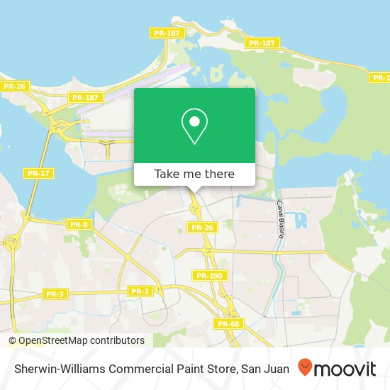 Sherwin-Williams Commercial Paint Store map