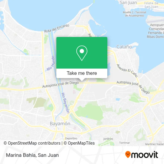 Marina Bahía map