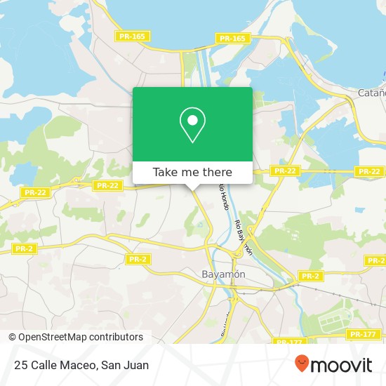25 Calle Maceo map
