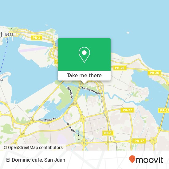 El Dominic cafe map