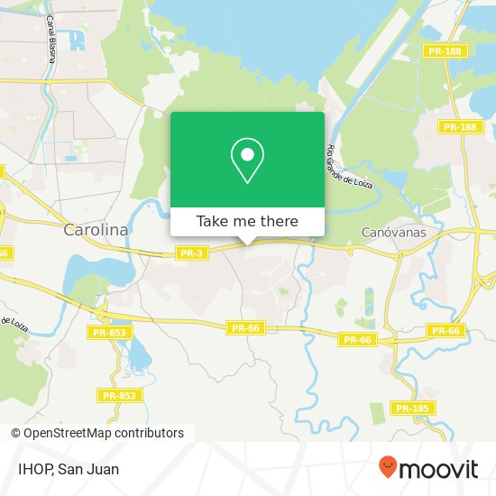 IHOP map
