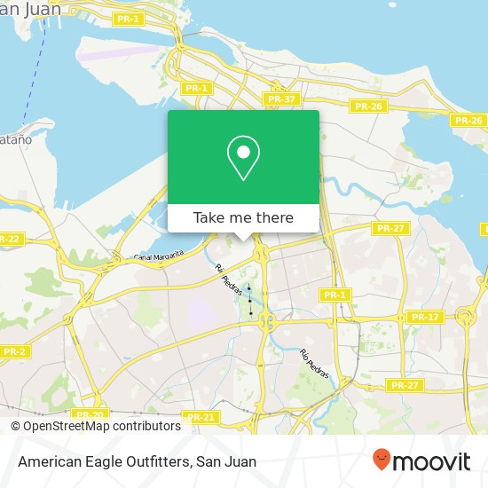 American Eagle Outfitters map