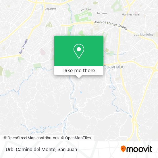 Urb. Camino del Monte map