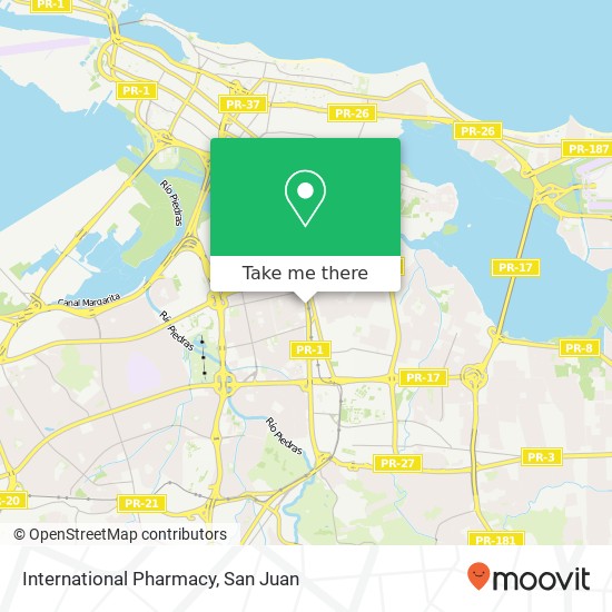 Mapa de International Pharmacy