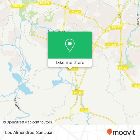 Los Almendros map