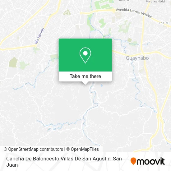 Cancha De Baloncesto Villas De San Agustin map
