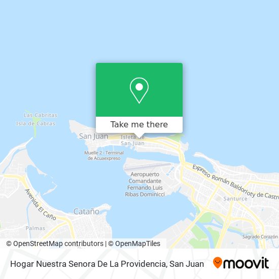 Mapa de Hogar Nuestra Senora De La Providencia