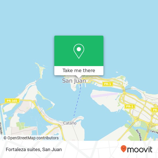 Fortaleza suites map