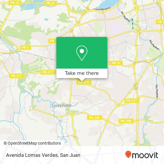 Avenida Lomas Verdes map