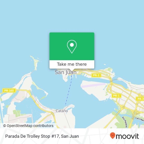 Parada De Trolley Stop #17 map