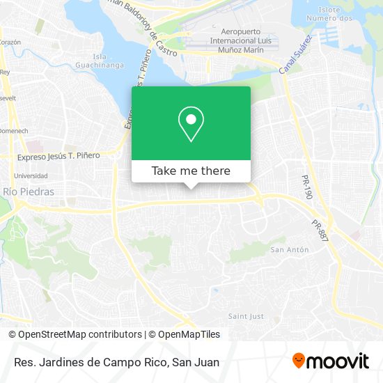 Res. Jardines de Campo Rico map