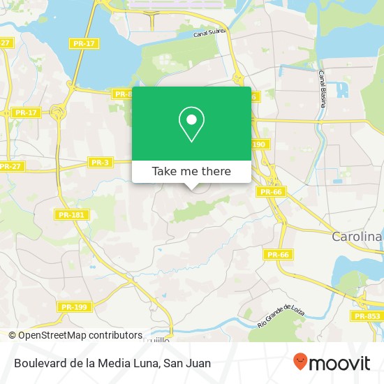 Boulevard de la Media Luna map