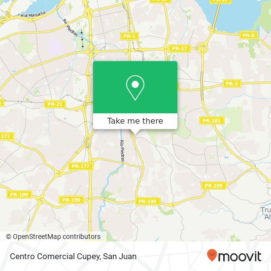 Centro Comercial Cupey map