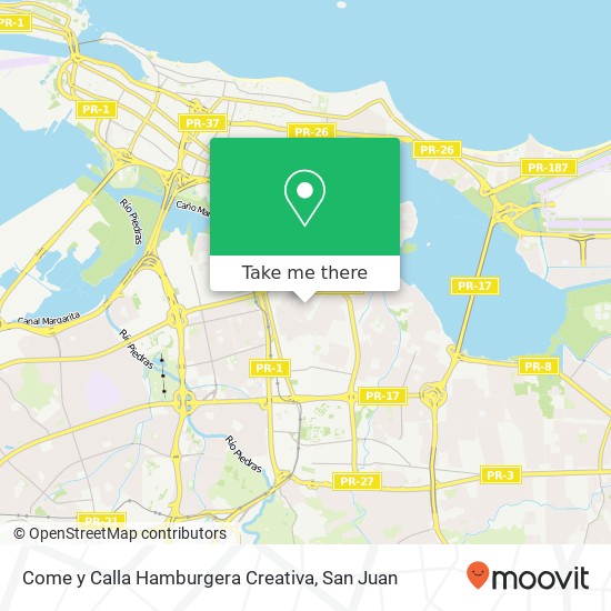 Come y Calla Hamburgera Creativa map