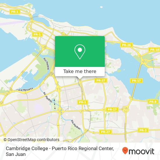 Cambridge College - Puerto Rico Regional Center map