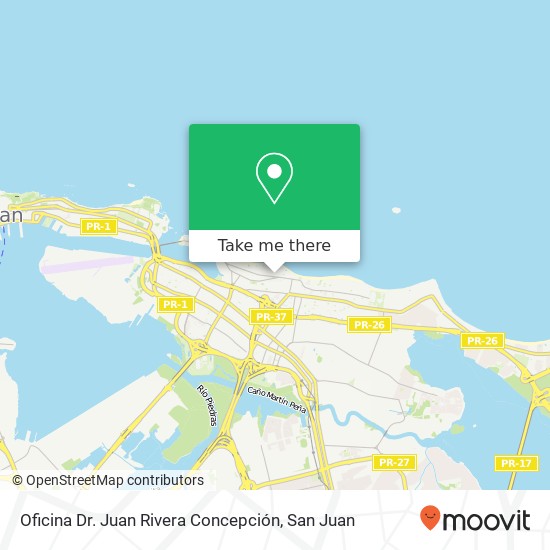Oficina Dr. Juan Rivera Concepción map