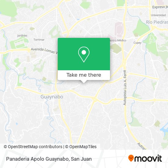 Panaderia Apolo Guaynabo map