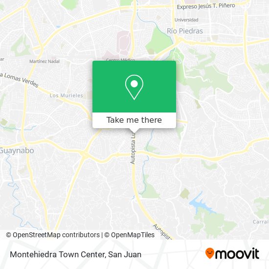 Montehiedra Town Center map