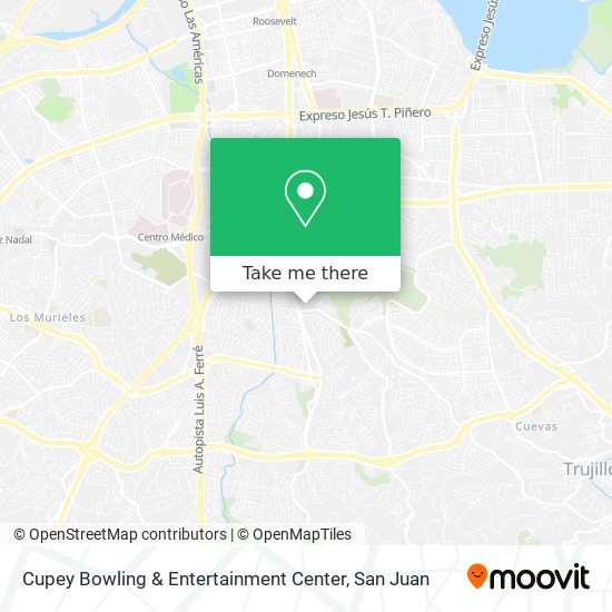 Cupey Bowling & Entertainment Center map