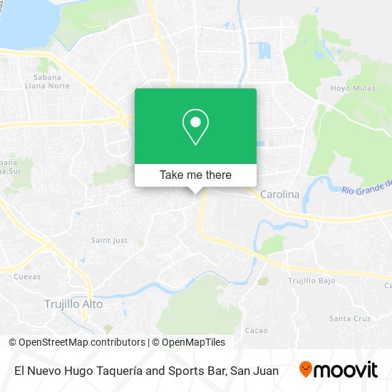 El Nuevo Hugo Taquería and Sports Bar map