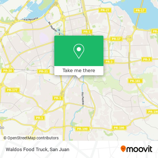 Waldos Food Truck map