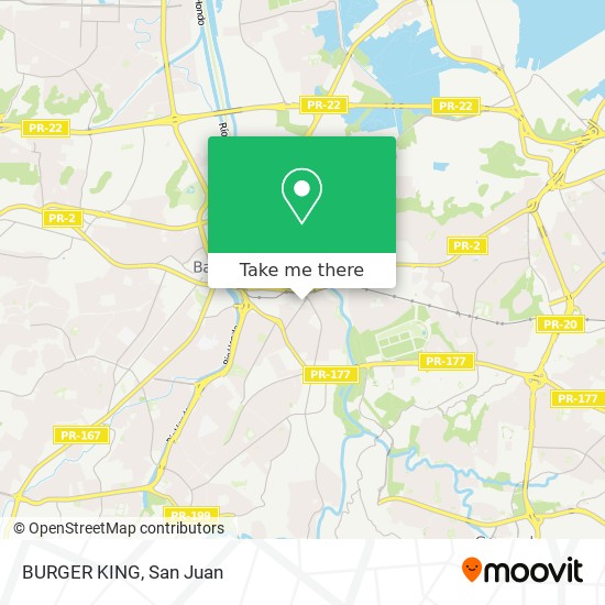 BURGER KING map