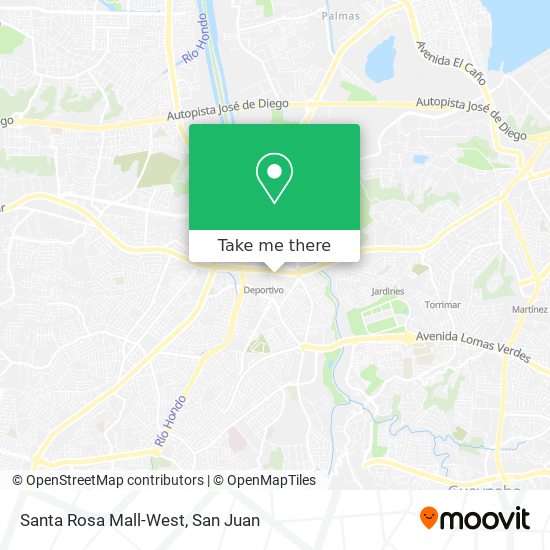 Santa Rosa Mall-West map