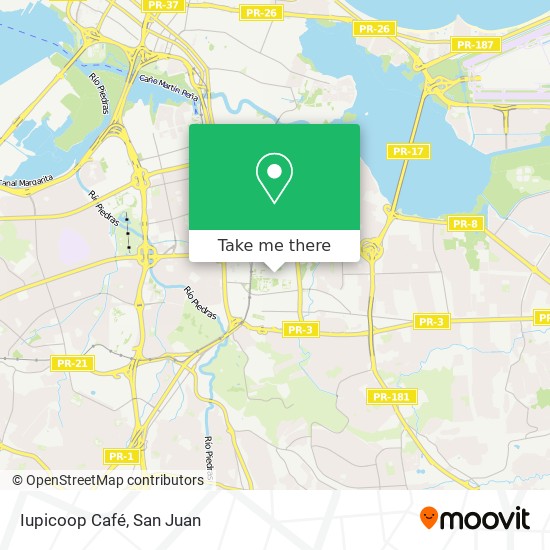 Iupicoop Café map