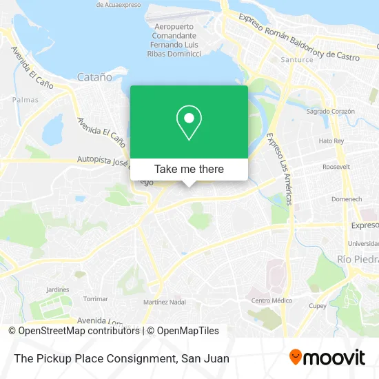 Mapa de The Pickup Place Consignment