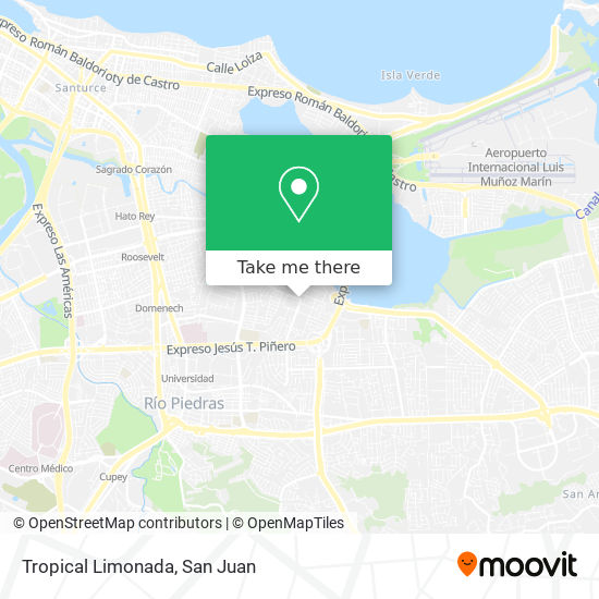 Tropical Limonada map