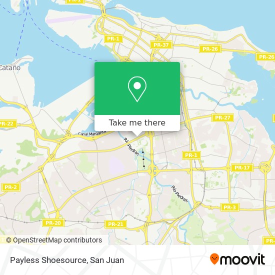 Mapa de Payless Shoesource