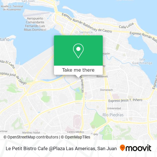 Le Petit Bistro Cafe @Plaza Las Americas map