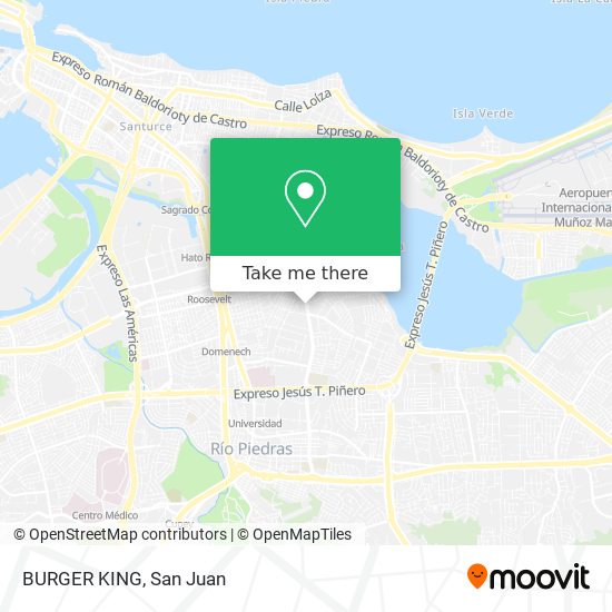 BURGER KING map