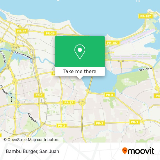 Bambu Burger map