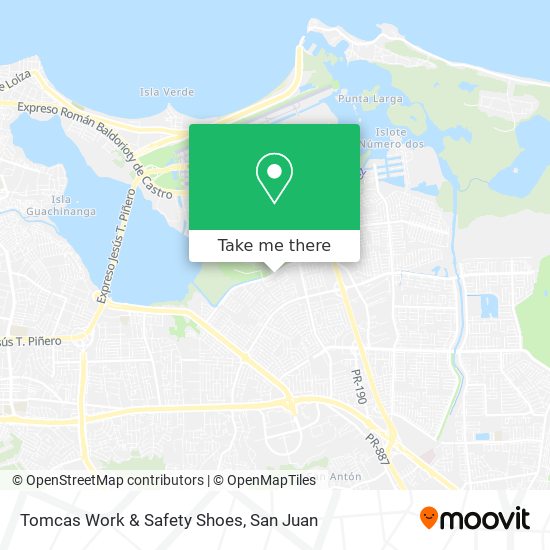 Tomcas Work & Safety Shoes map