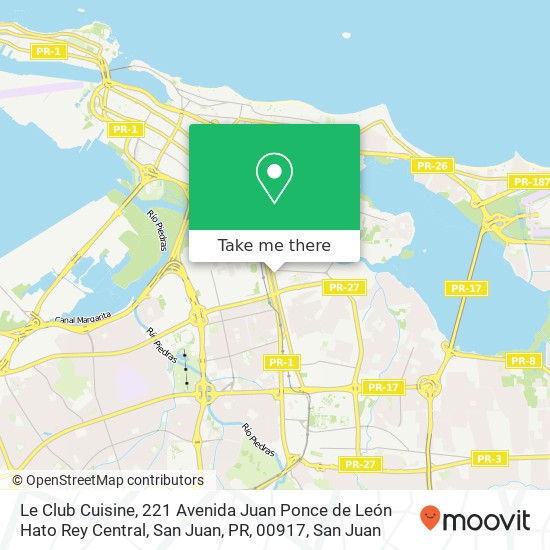 Le Club Cuisine, 221 Avenida Juan Ponce de León Hato Rey Central, San Juan, PR, 00917 map