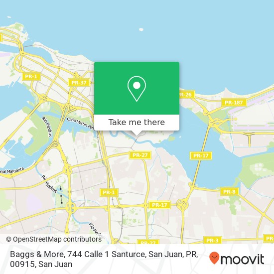 Baggs & More, 744 Calle 1 Santurce, San Juan, PR, 00915 map