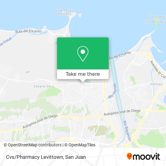 Cvs/Pharmacy Levittown map