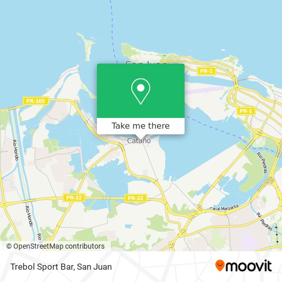 Trebol Sport Bar map