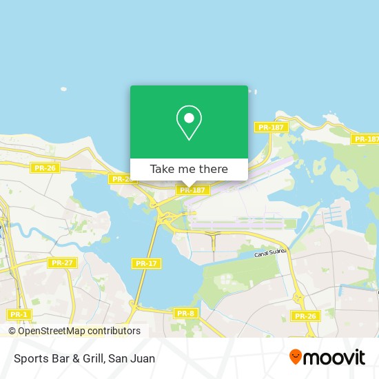 Sports Bar & Grill map