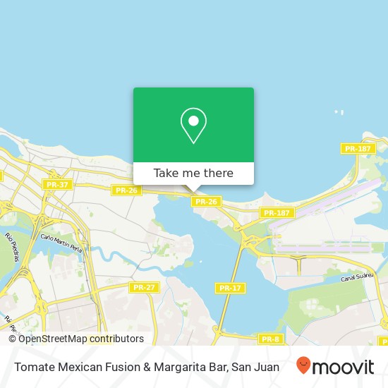 Tomate Mexican Fusion & Margarita Bar, 3062 Avenida Isla Verde Isla Verde, Carolina, PR, 00979 map