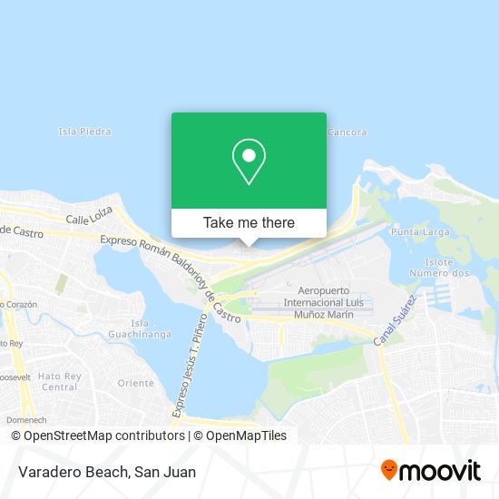 Varadero Beach map