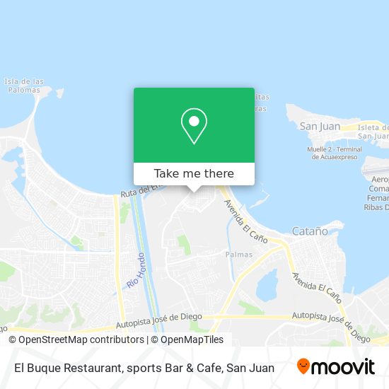 El Buque Restaurant, sports Bar & Cafe map